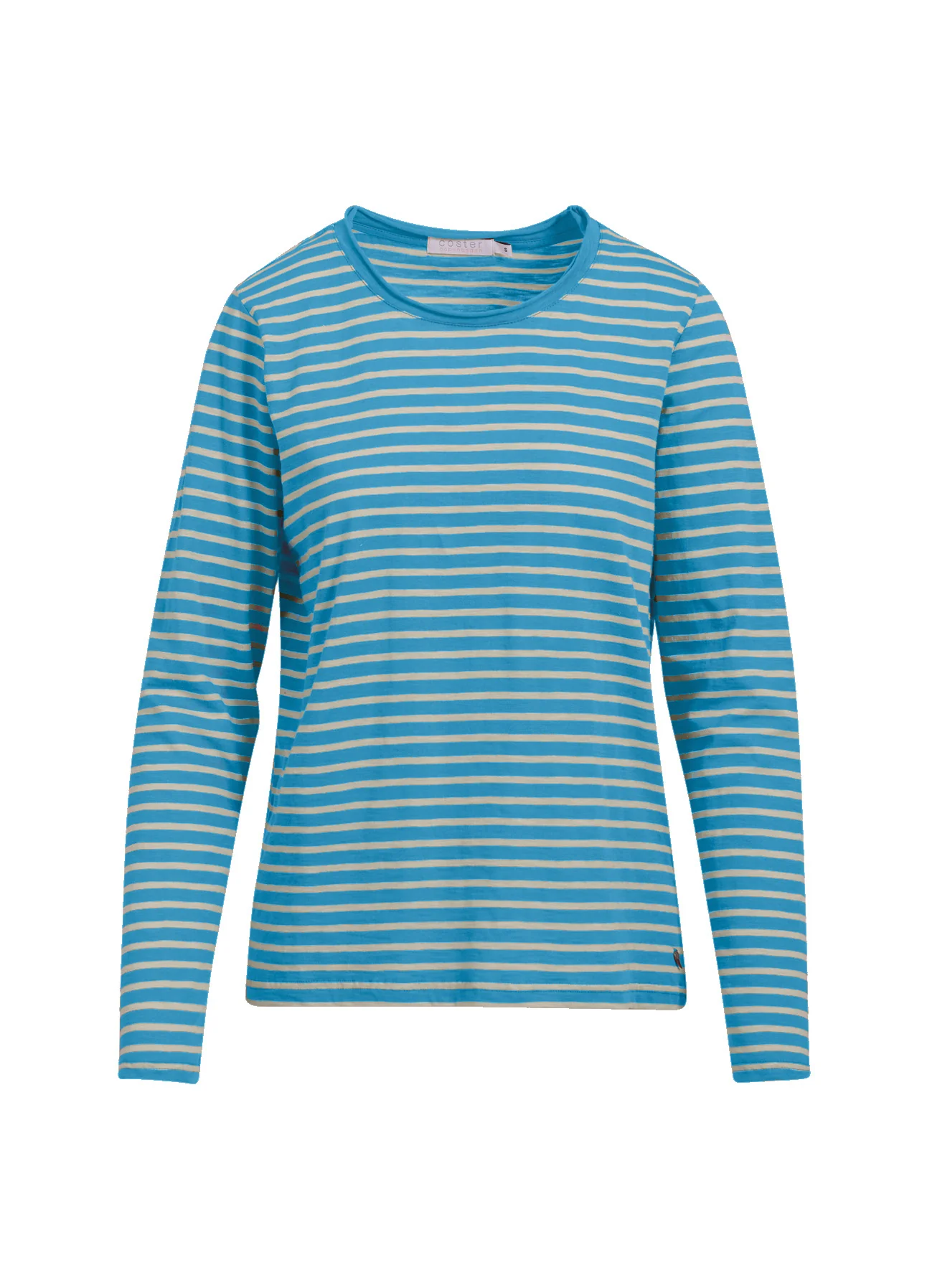 LONG SLEEVE T-SHIRT W. STRIPES - Sporty blue stripe
