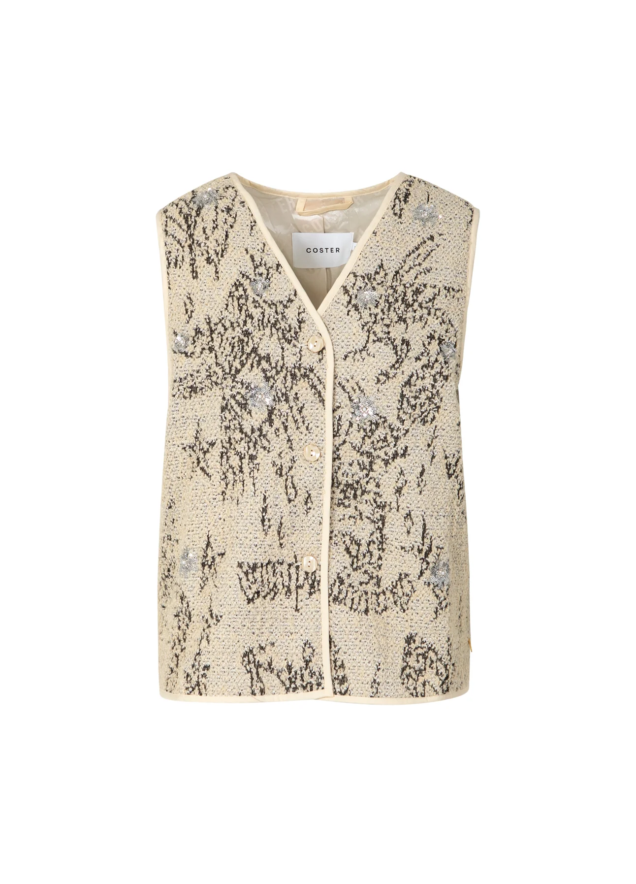 PAILLETTENVEST - Grey sequins - Afbeelding 6