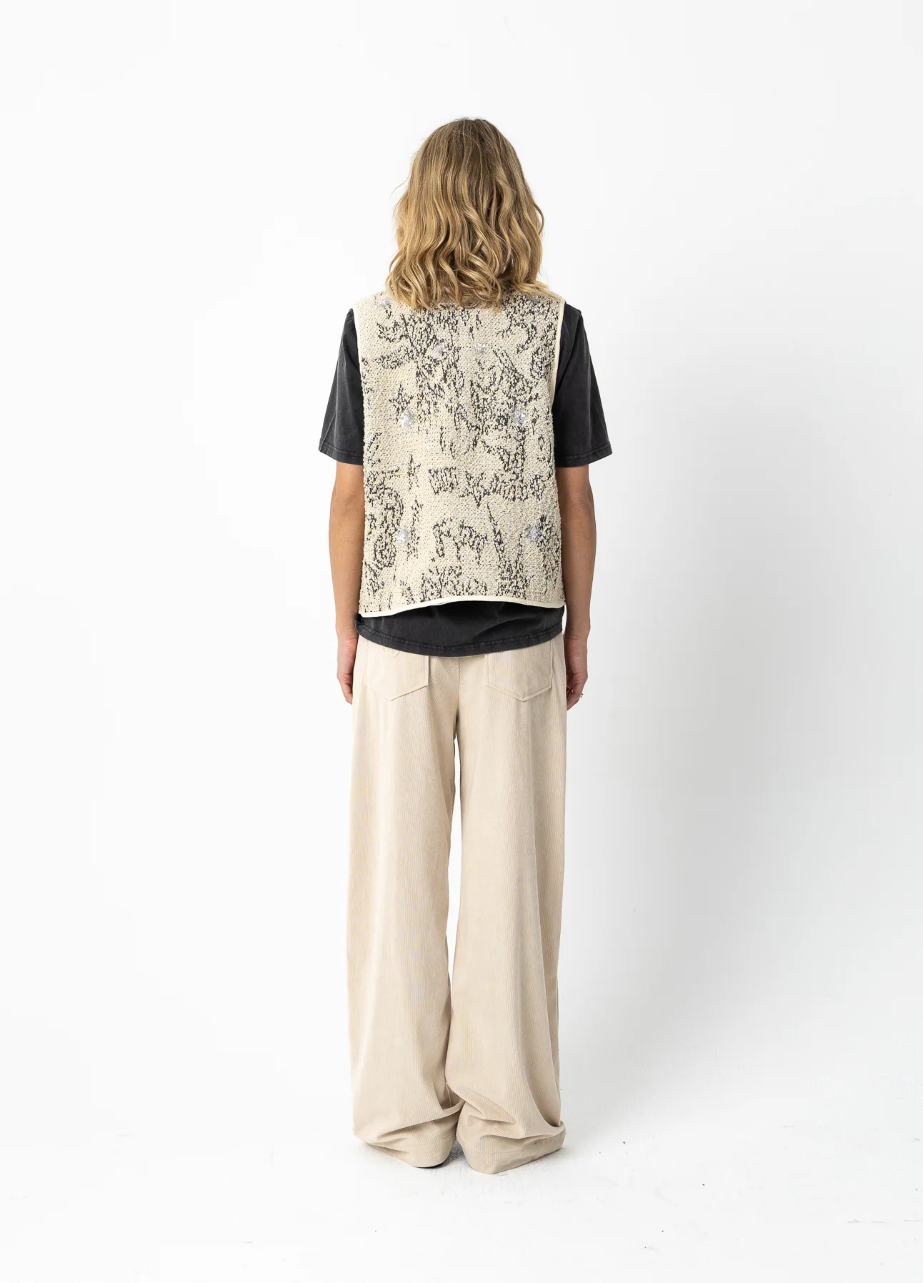 PAILLETTENVEST - Grey sequins - Afbeelding 4