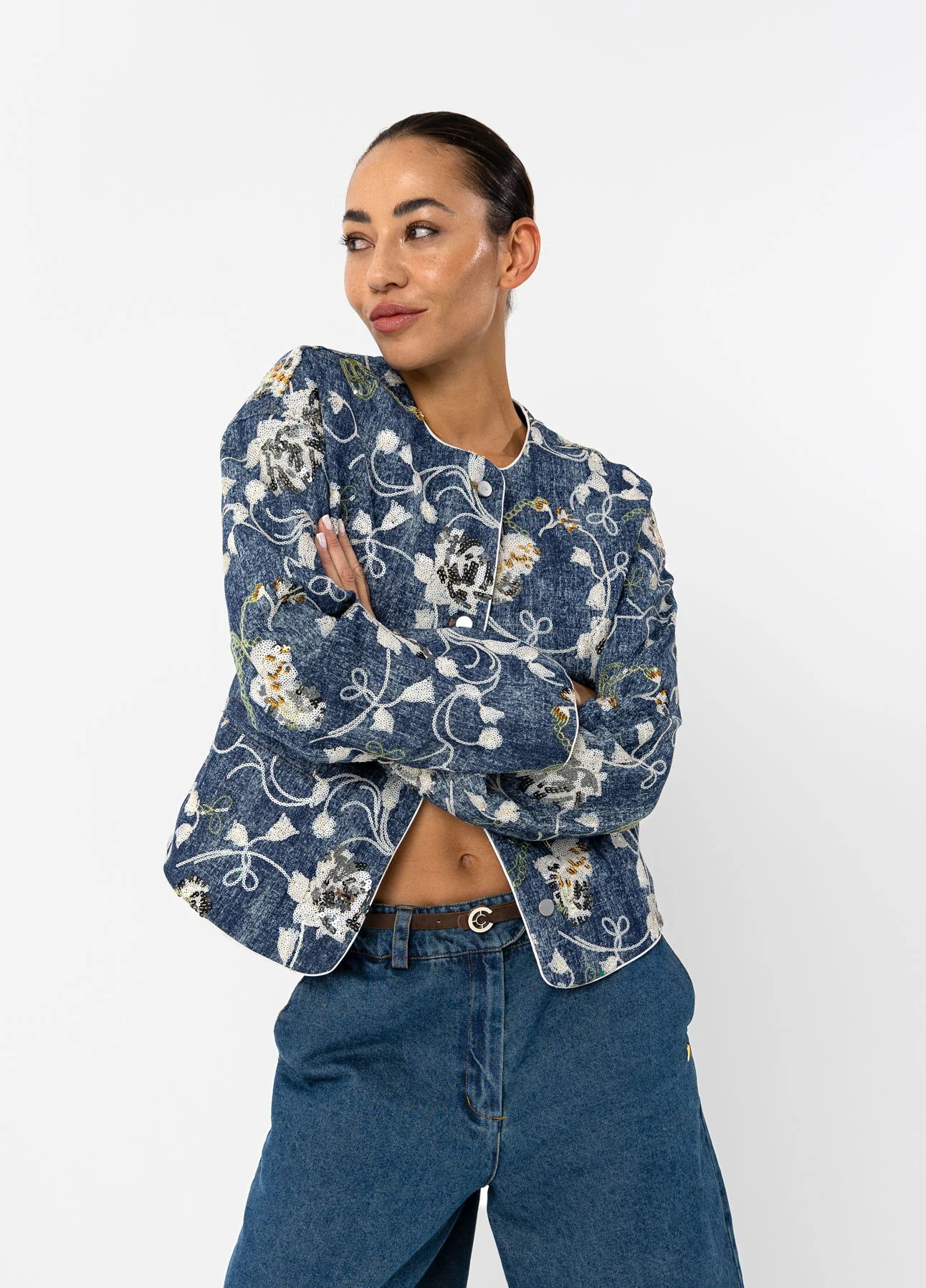 PAILLETTEN SPIJKERJAS - Afbeelding 7