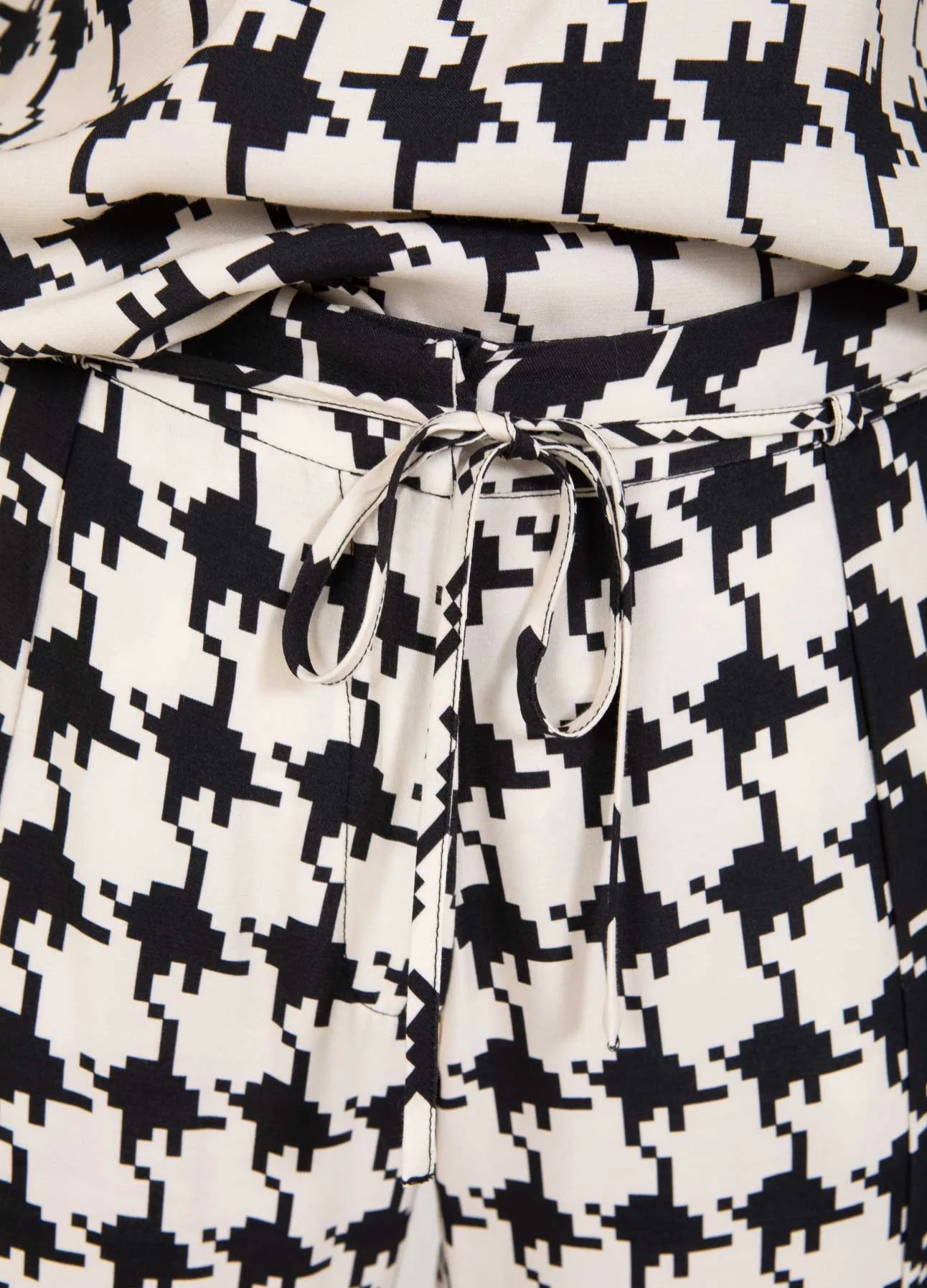 BROEK MET HOUNDSTOOTH PRINT - STELLA FIT - Houndstooth mix print - Afbeelding 7
