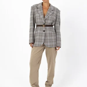 PAPERBACK BROEK - SILLE FIT - Moon rock