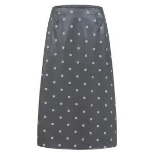 PU ROK - Grey/green dots