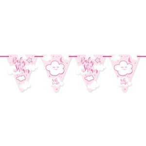 Paper Flagbanner Baby Shower Girl 6