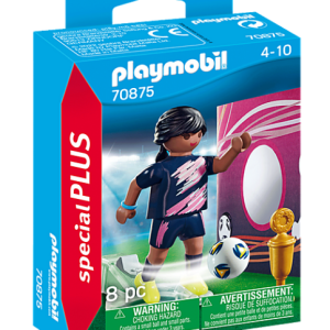 Playmobil 70875 Voetbalster met doelmuur