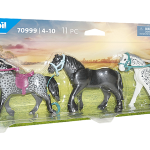 Playmobil 70999 het Friese paard, de Knabstrupper & de Andalusiër