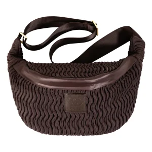 Quilted bumbag - Brown