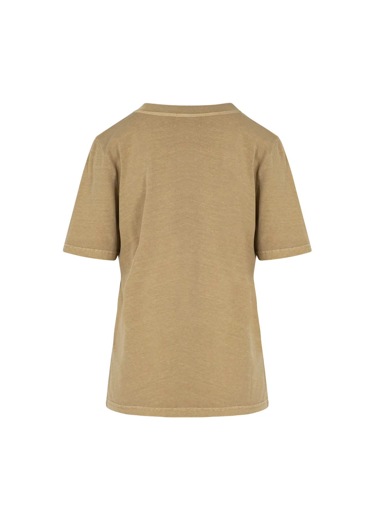 REVE GEWASSEN T-SHIRT - MIDDELMOUW - Washed sand - Afbeelding 3