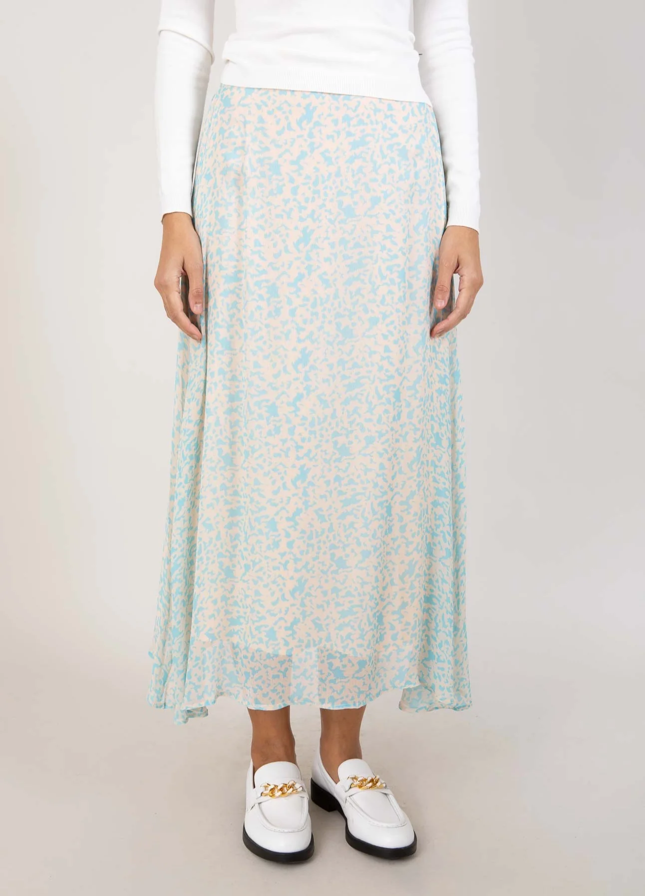 ROK MET LUIPAARDVLEKKEN PRINT - Leo splash print - Afbeelding 2