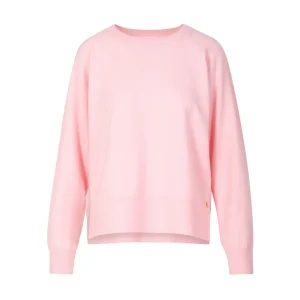 RONDE HALS GEBREID - COMFY - Pale rose