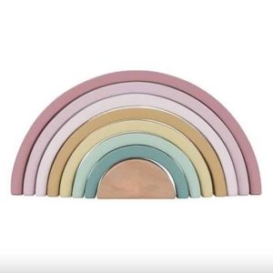 Little Dutch Houten Regenboog Roze met naam (gegraveerd)