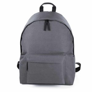 Rugzak met naam Grijs (graphite) Kidz (Groot)