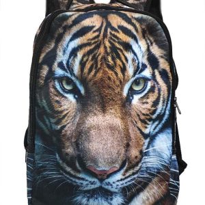 Kinderrugtas Dieren Tijger met naam