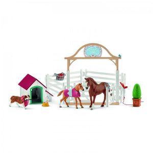 SCHLEICH 42458 HANNAH’S GASTEN MET RUBY HOND