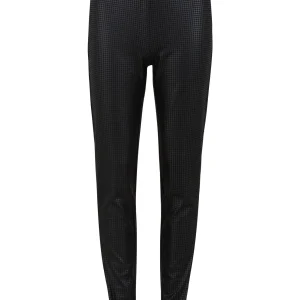 SCUBA LEGGINGS - MYNTE FIT - Black houndtooth print