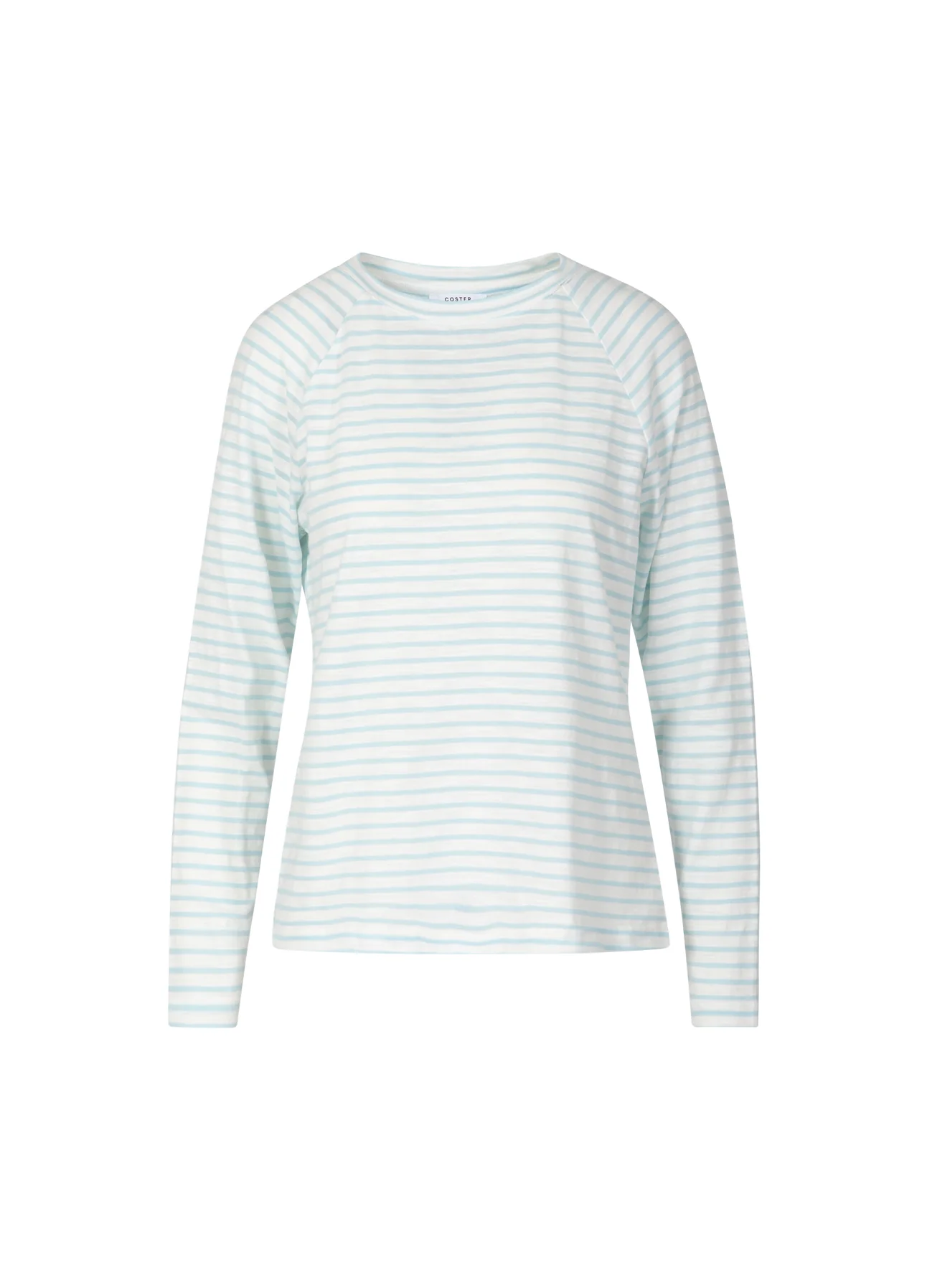 SILLA GESTREEPT LANGE MOUWEN T-SHIRT - MID SLEEVE - Light blue / white stripe