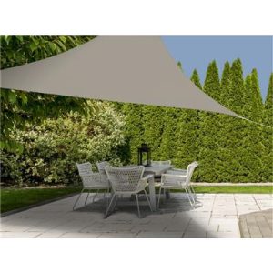 Schaduwdoek driehoek 3 x 3 x 3 m zand