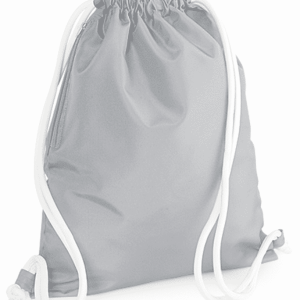 Premium Gymtas met naam (grijs)