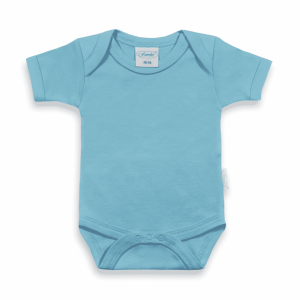 Romper korte mouw Babyblauw