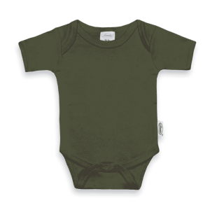 Romper korte mouw army groen