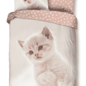 Dekbedovertrek Poes met naam
