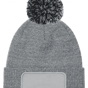 Snowstar Beanie met naam (Grijs)