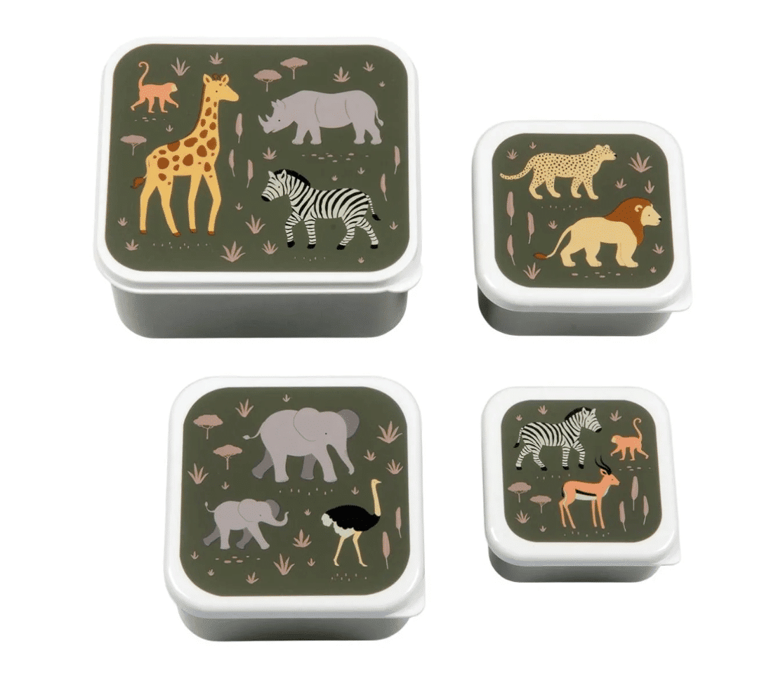 Lunch & snack box set: Savanne - Afbeelding 2