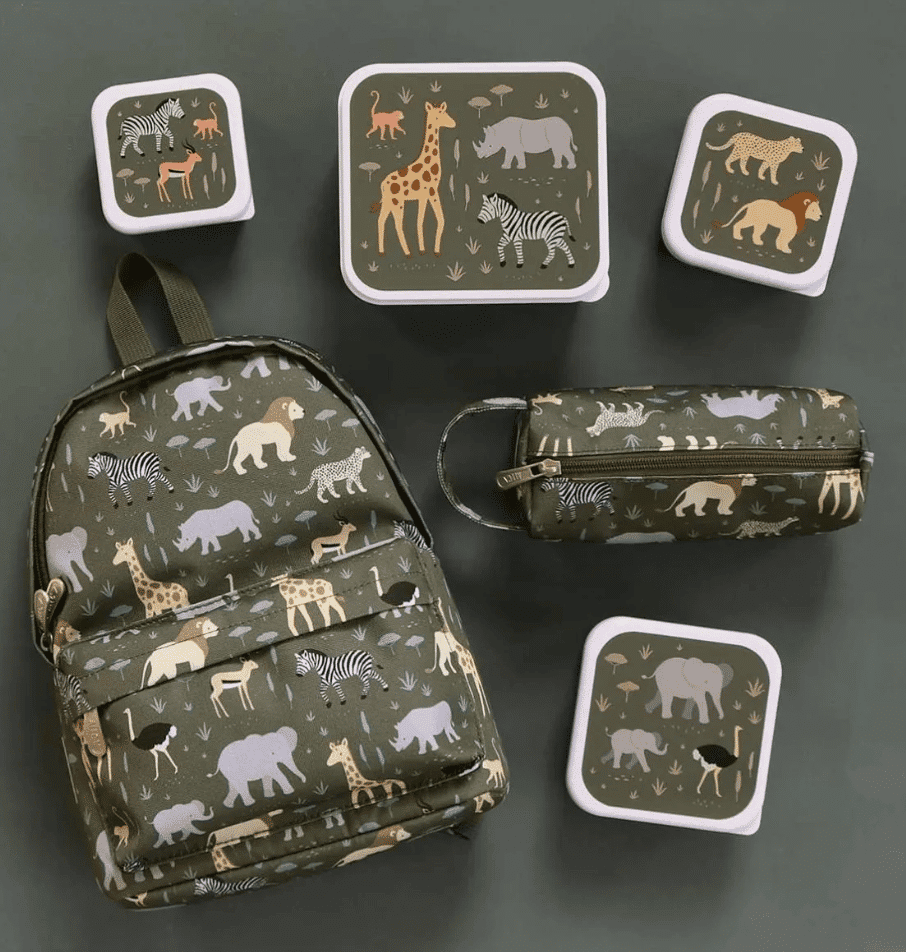 Lunch & snack box set: Savanne - Afbeelding 3