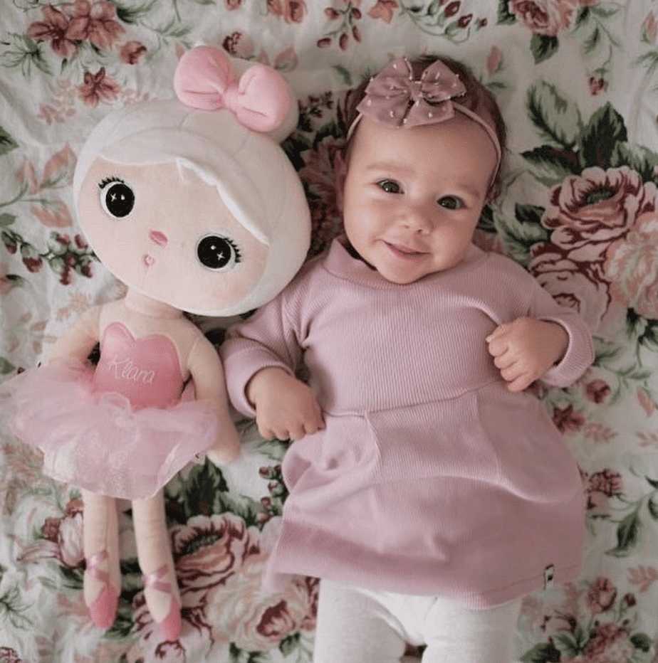 Pop Ballerina Rose met naam (origineel) - Afbeelding 3