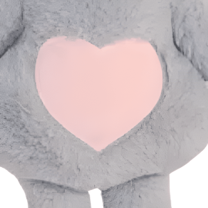 Pop Bunny Grijs Rose met naam