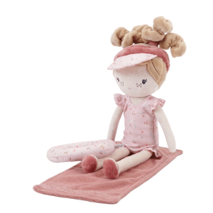 Knuffel pop Mila Little Dutch 35 cm met naam