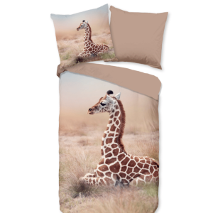 Dekbedovertrek Giraffe Sima met naam