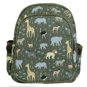 Rugzakje savanne (Groot) met naam A Little Lovely Company