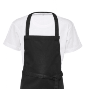 Kookschort met naam Zwart