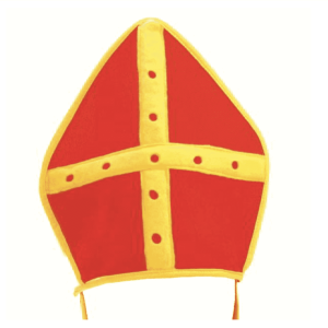 Sinterklaas mijter met naam