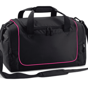 Gepersonaliseerde Sporttas met naam (zwart-rose)