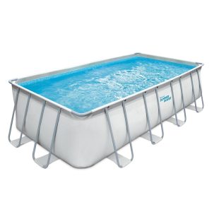 Summer Waves Zwembad Elite Frame Rectangular 549 X 274 X 132 cm + zandfilter pomp