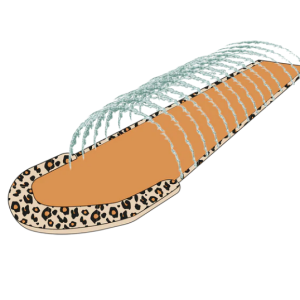 Swim Essentials Opblaasbare Waterglijbaan Beige Panterprint