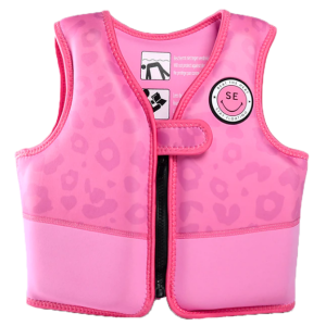 Swim Essentials Zwemvest Roze Panterprint 18-30 kg
