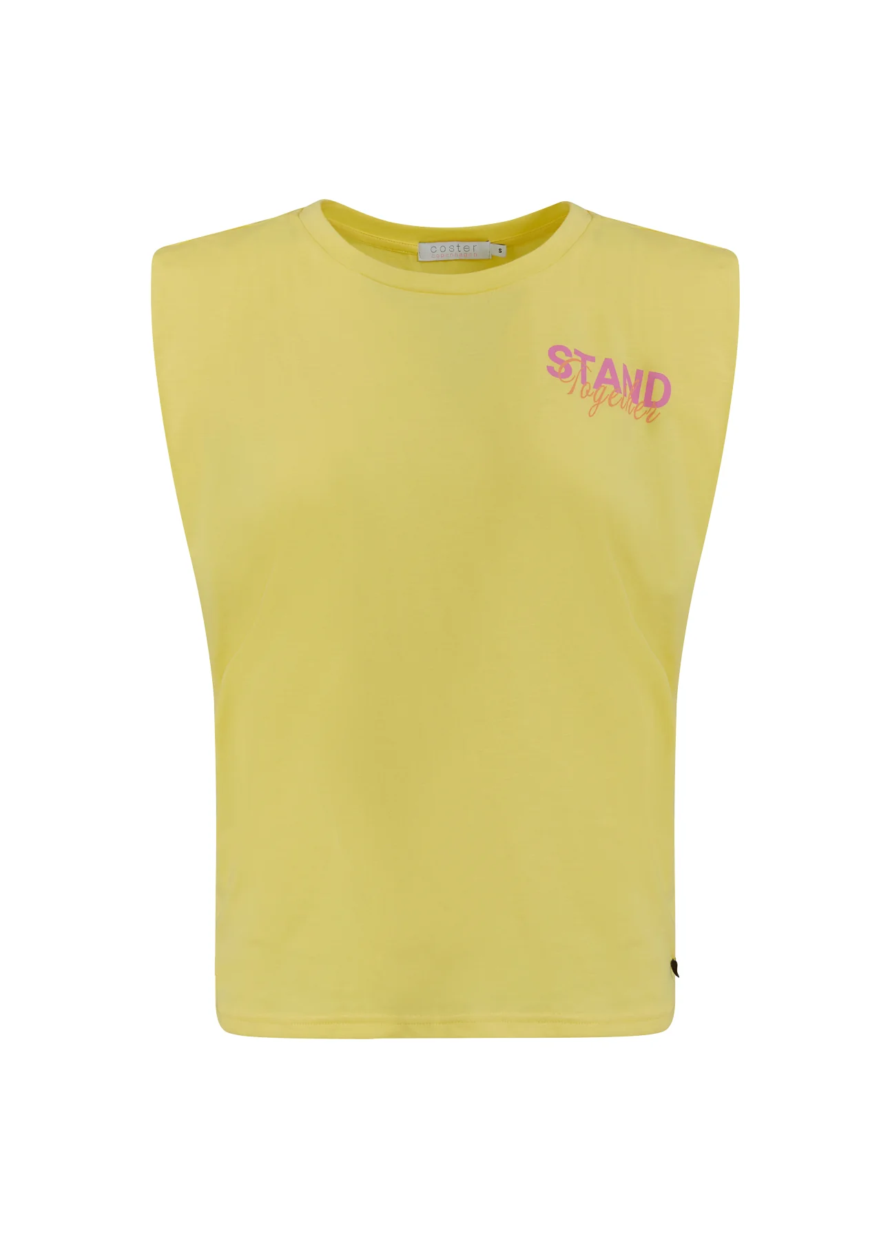 T-SHIRT W. TOGETHER PRINT - Warm lemon - Afbeelding 2