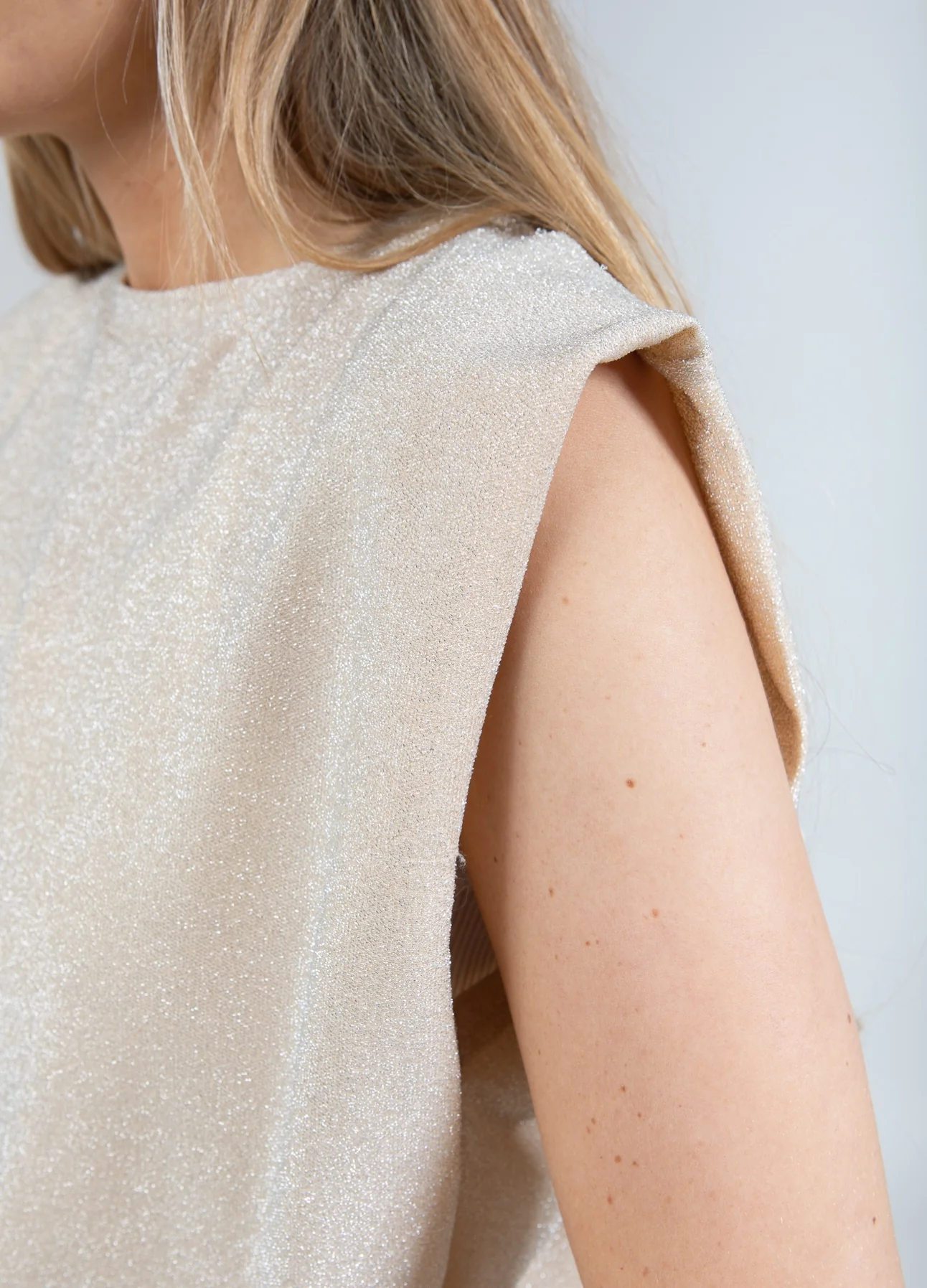 TOP IN LUREX - Ruby creme - Afbeelding 5