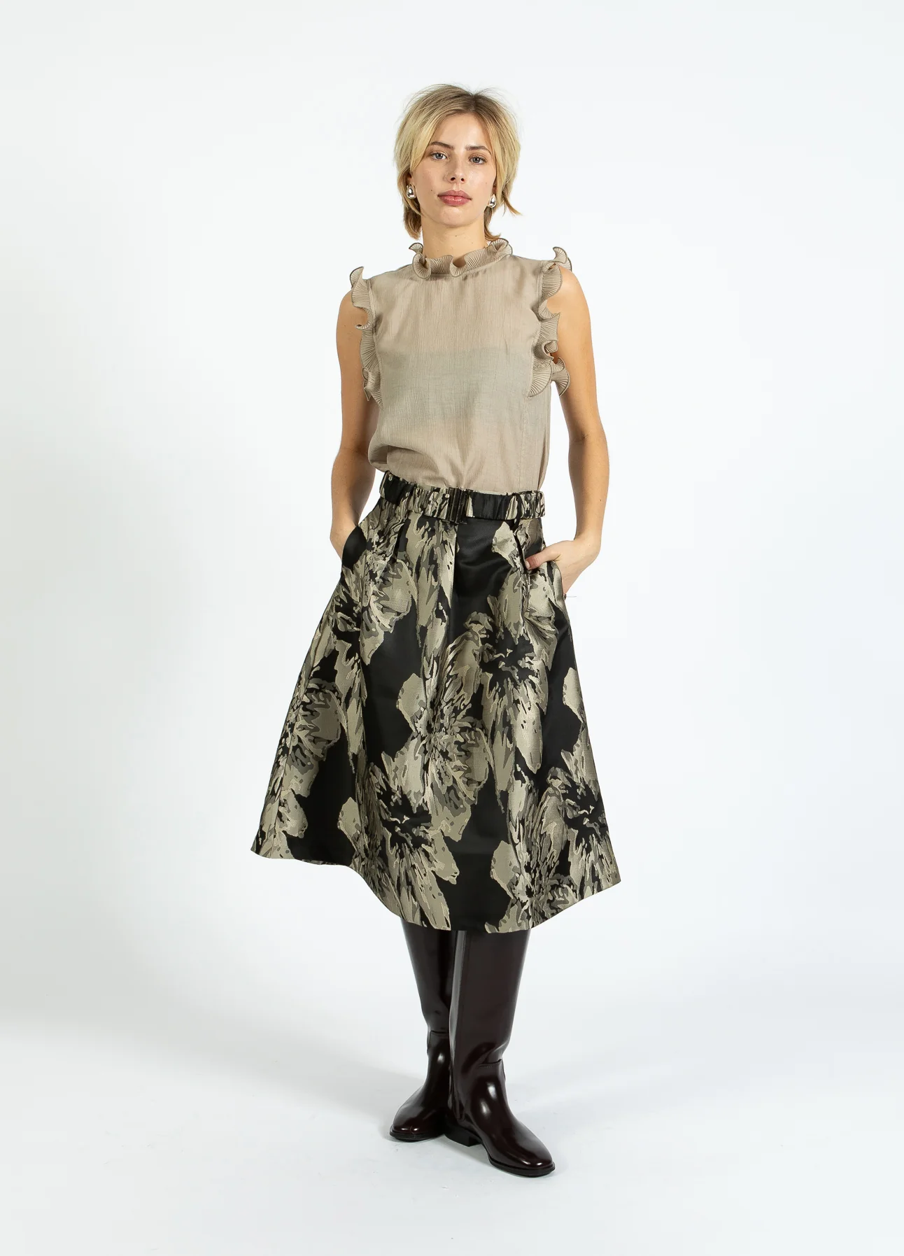 TOP MET RUFFLES - Afbeelding 6