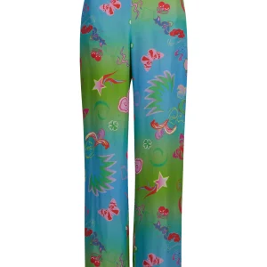 TROUSERS W. GAME ON PRINT - SILLE FIT - Game on print