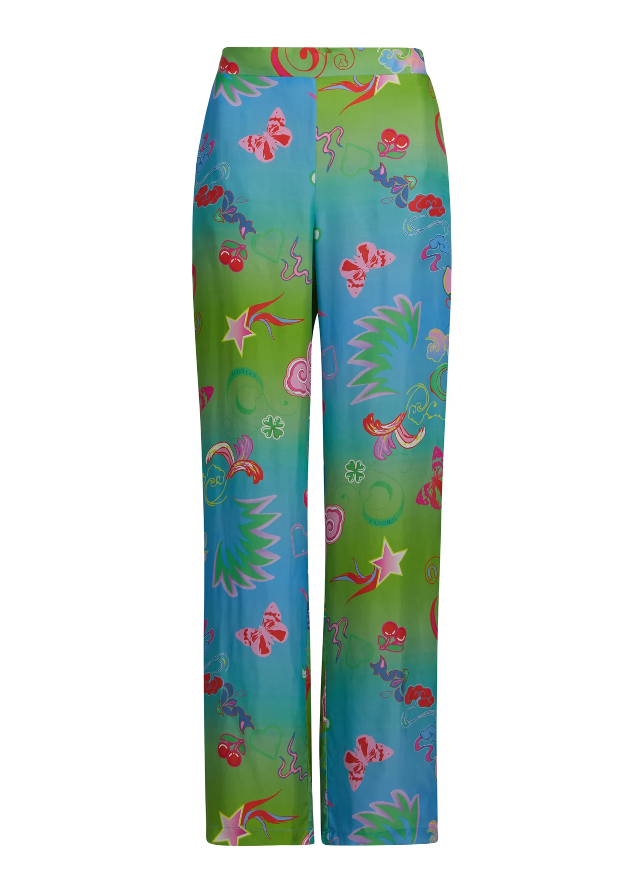 TROUSERS W. GAME ON PRINT - SILLE FIT - Game on print