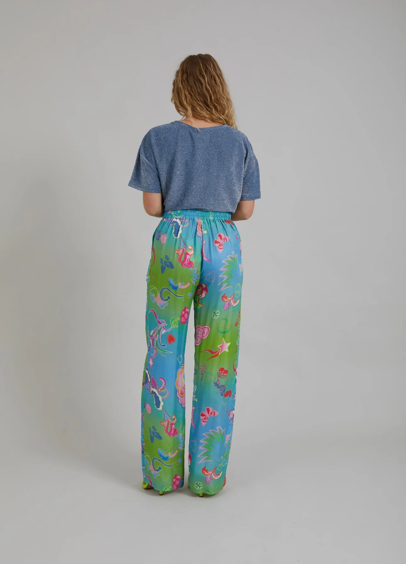 TROUSERS W. GAME ON PRINT - SILLE FIT - Game on print - Afbeelding 8
