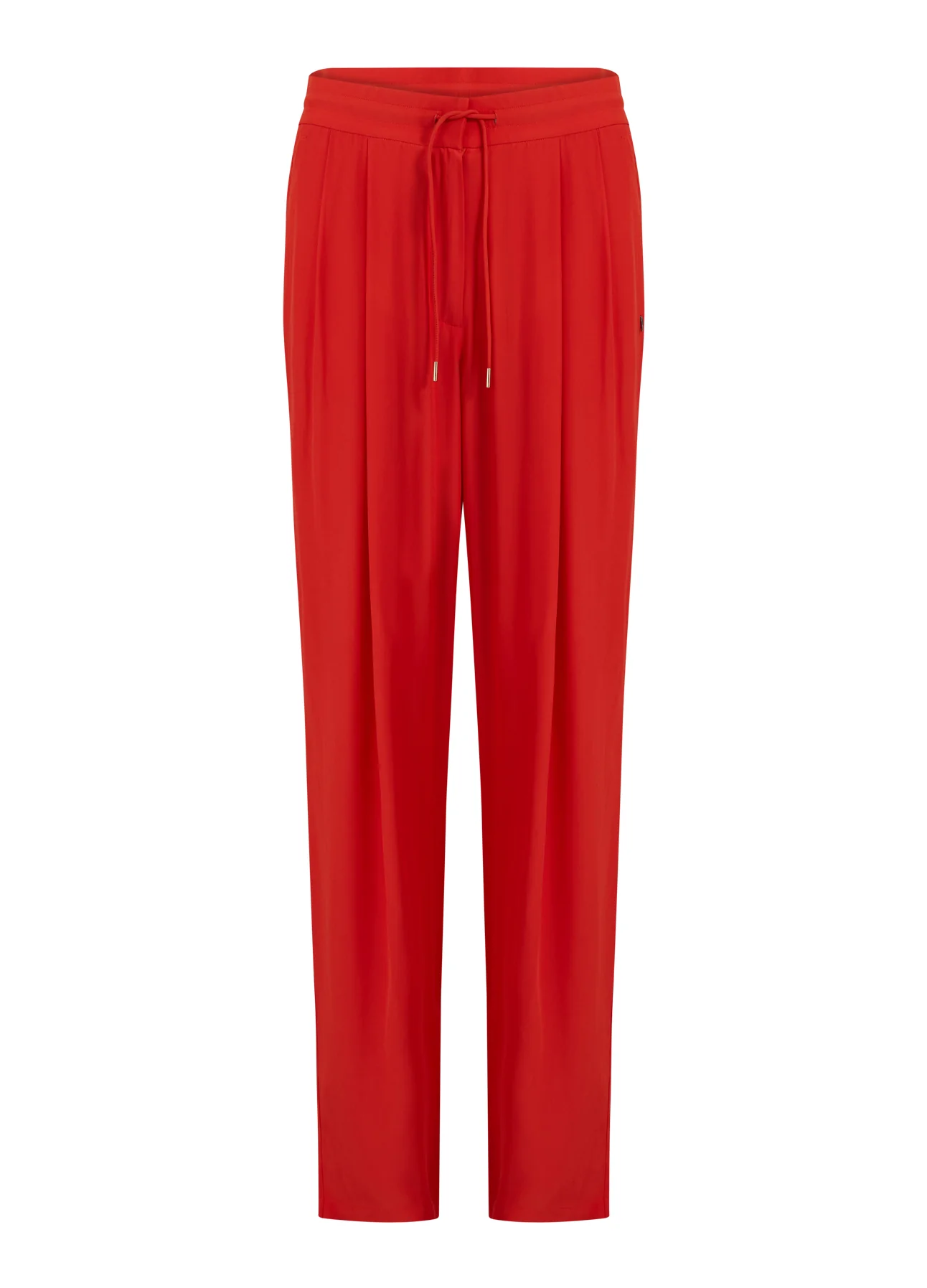 TROUSERS W. PLEATS - STELLA FIT - Lipstick red - Afbeelding 2