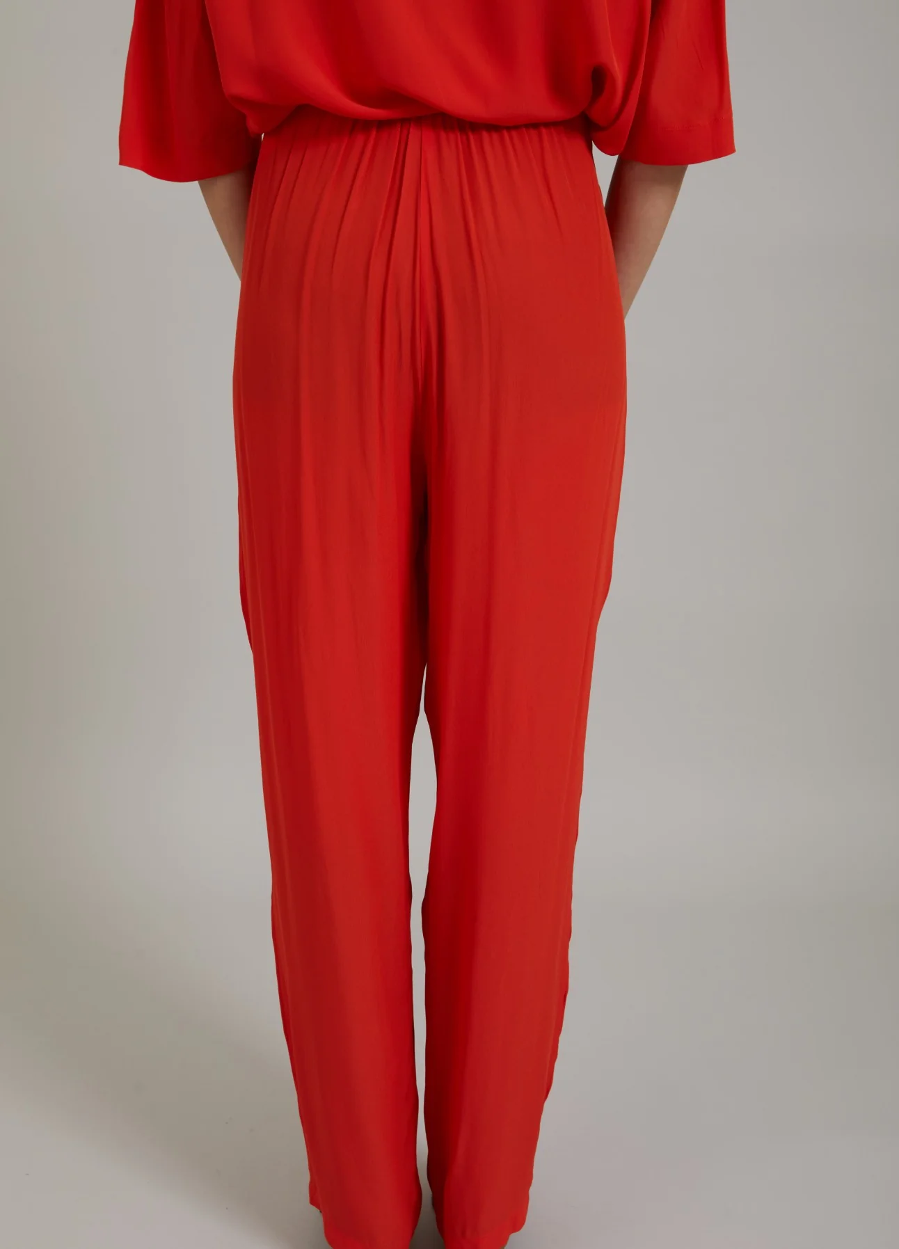 TROUSERS W. PLEATS - STELLA FIT - Lipstick red - Afbeelding 8