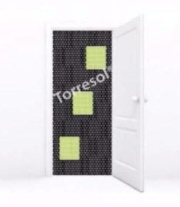 Torresol vliegengordijn k&k 3 Blokken Z Groen 90×210