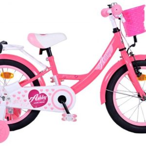Volare Ashley Kinderfiets – Meisjes – 16 inch – Roze-Rood