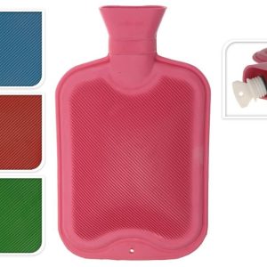 Warmwaterkruik 2 liter 4 assortie kleur